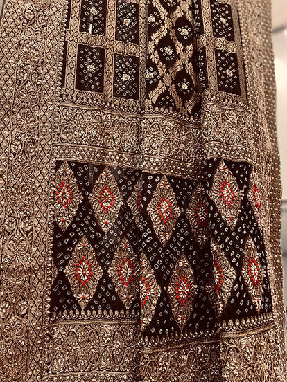 BLACK BANARASI SILK ZARDOZI DUPATTA