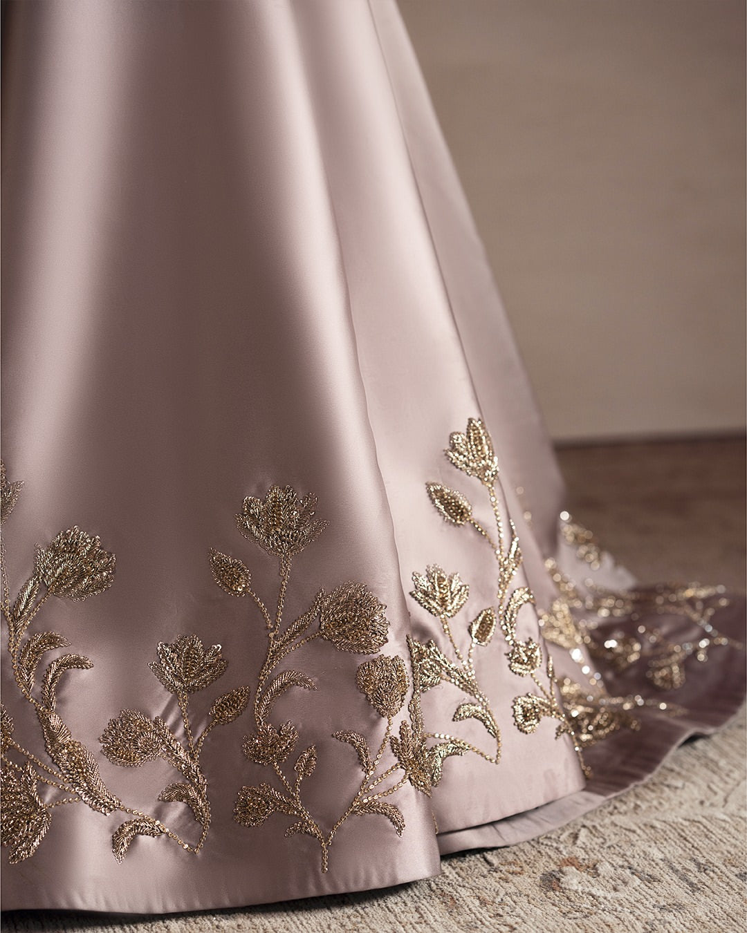SPRING LILAC SILK LEHENGA